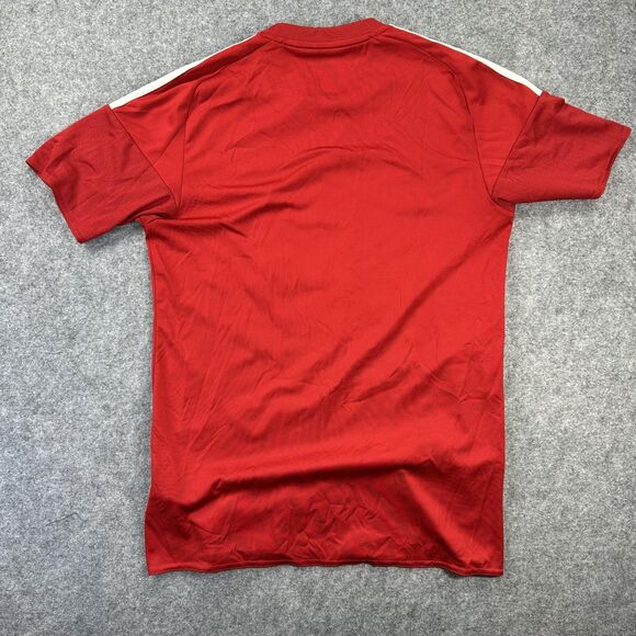 Adidas Samba Nashville Shirt Mens Small Red Black Soccer Jersey Climacool - Picture 8 of 8